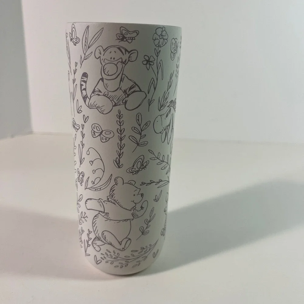 DisneyLand 2026 Starbucks Winnie The‎ Pooh Tumbler No cover /straw New